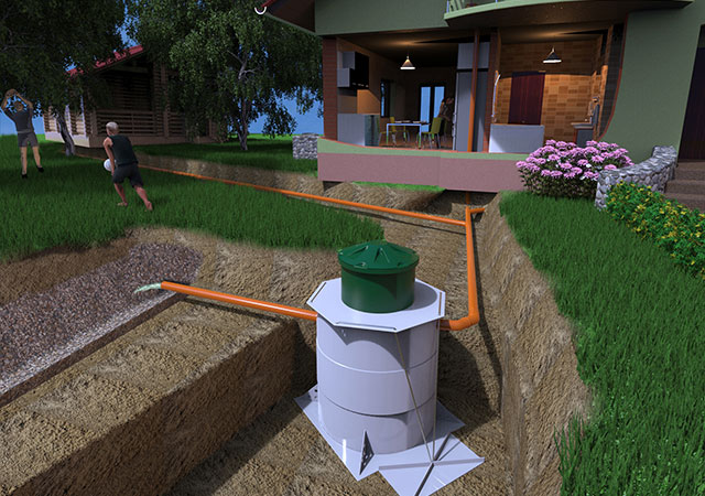 Автономная канализация для дома. 