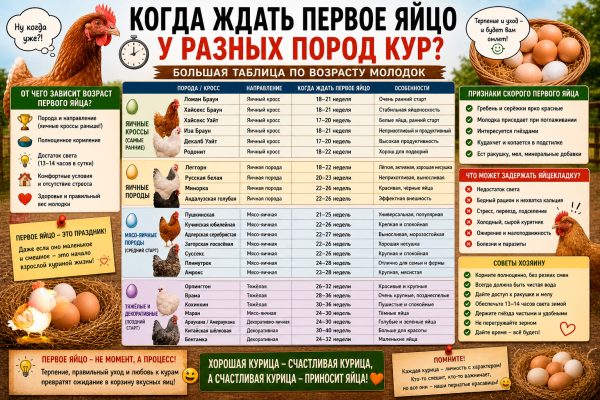 Все про кур несушек