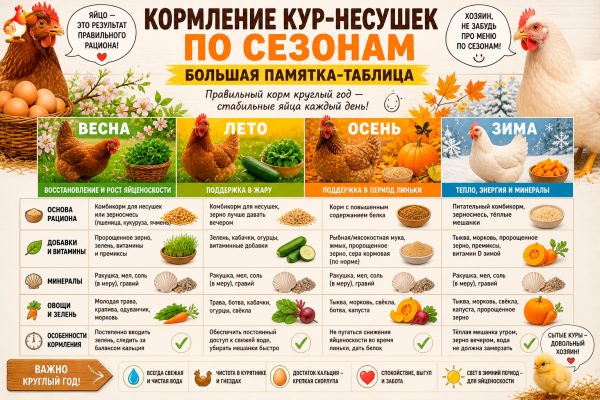 Все про кур несушек