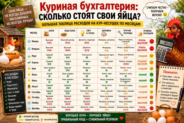 Все про кур несушек