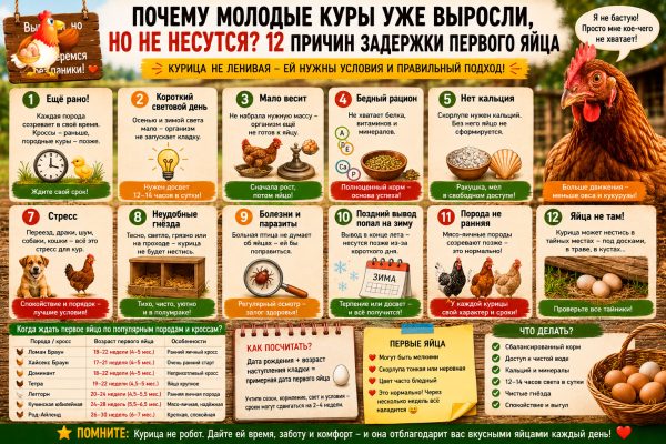 Все про кур несушек
