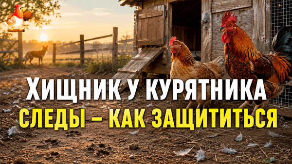 Хищник у курятника – следы, тревожные признаки и как защитить кур Хищник у курятника – следы, тревожные признаки и как защитить кур